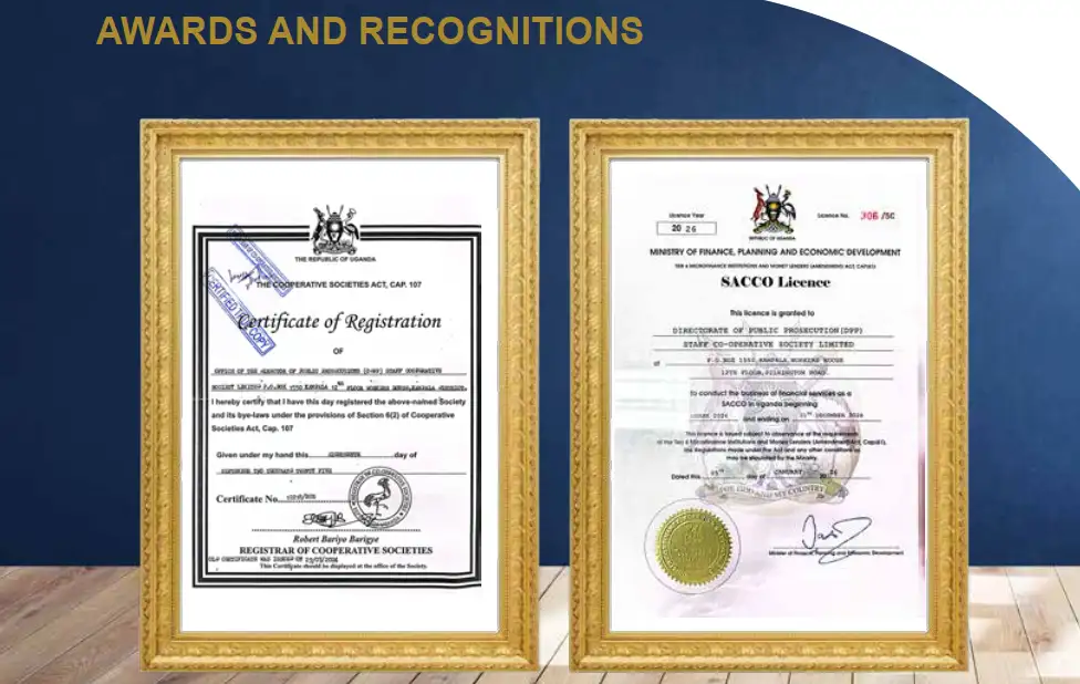 ODPP Staff SACCO Awards and Recognitions